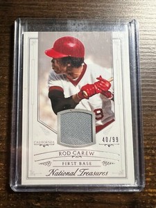 A114,247 - 2015 Panini National Treasures #96 Rod Carew Jersey/99