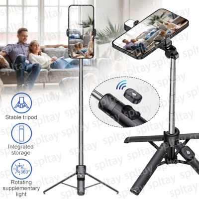 Bluetooth Selfie Stick Stativ für iPhone 16 15 14 13 Pro Max, Samsung Smartphone - Bild 1 von 4