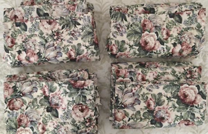 VTG Croscill Home Fashions Weighted Lined Rose Garden Curtain Panels 85"L X 2 pr - Picture 1 of 7