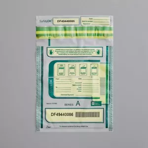 Wholesale 100 bags CONTROLTEK SafeLok Security Bags Clear Brand New Clearance - Picture 1 of 12
