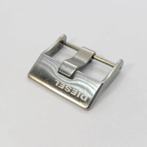 DIESEL Watch Strap Buckle 24mm Stainless Steel Used Good Condition Genuine Part - Picture 1 of 2