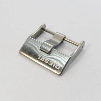 DIESEL Watch Strap Buckle 24mm Stainless Steel Used Good Condition Genuine Part - Image 1 of 2