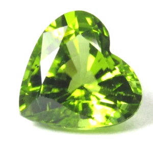 3.07Cts Classic Natural Green Peridot  Heart Shape Collection Loose Gem - Picture 1 of 3
