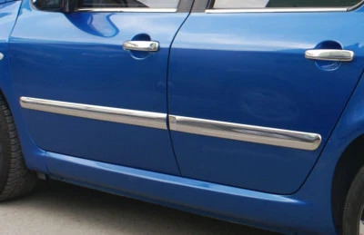 Chrome Side Door Streamer Trim Set Covers To Fit Peugeot 307 (2001-08) - Image 1 of 4