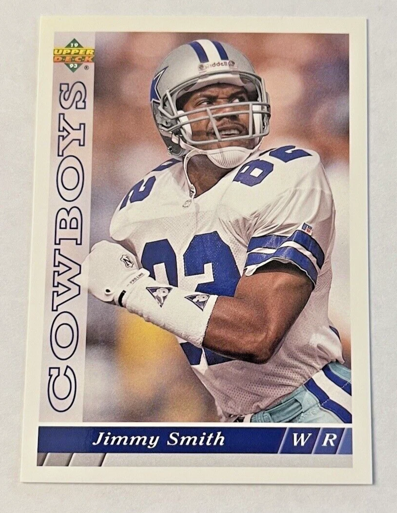 1993 Upper Deck NFL Football Trading Card #D3 Jimmy Smith Dallas Cowboys