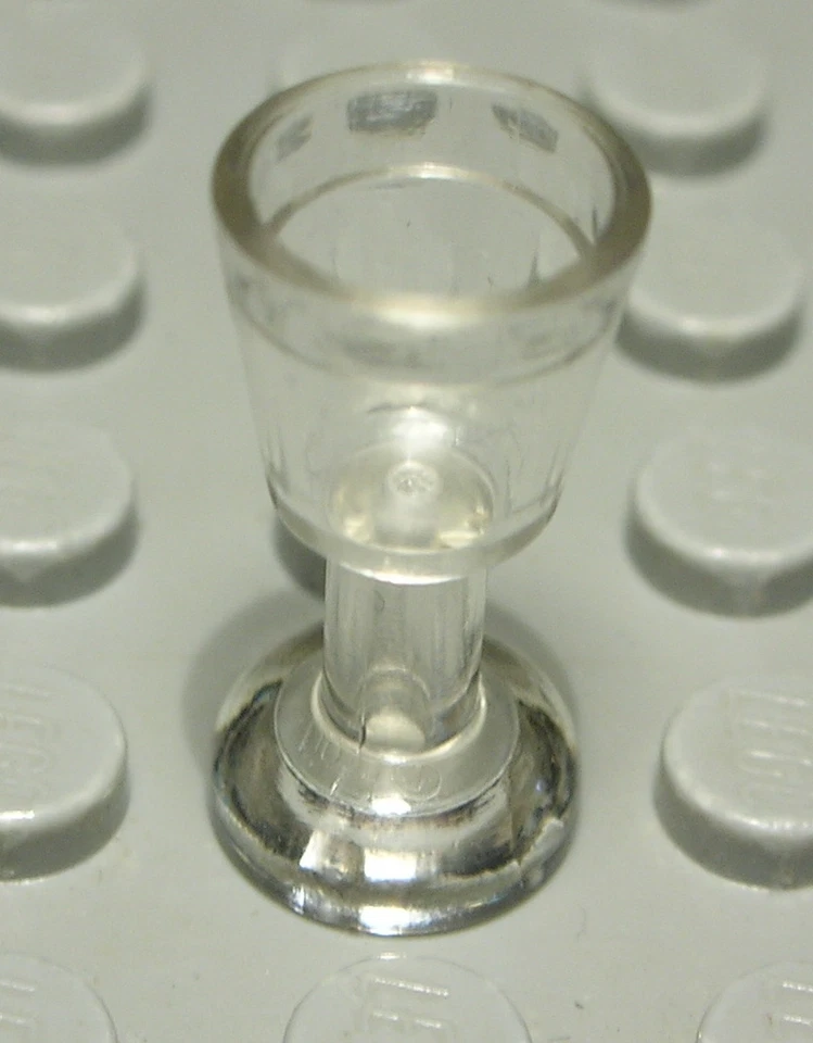 Lego Figur Zubehör Wein Kelch Glas Transparent 2 Stück - Bild 1 von 1