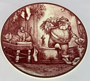 Wedgwood Williams Sonoma Mayfair Weihnachtsmann Dessertteller 8 3/4" 2002 - Bild 1 von 5