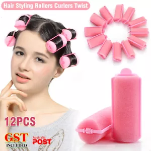 UP48Hair Styling Rollers Curlers Twist No heat Sponge Foam Cushion HeatlessMagic - Picture 1 of 12