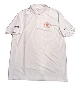 2017 Team Canada Nike White Polo L Large Winter Summer Olympics - Picture 1 of 3