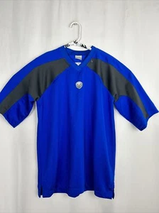Nike Basketball Young Mens Youth XL (18/20) Blue Gray V Neck Shirt  - Picture 1 of 14