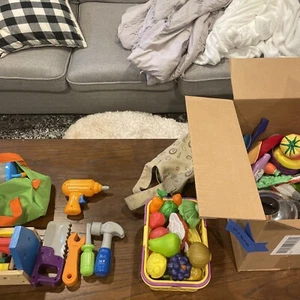 Lot of Tool And Food Plastic And Wood Toys 1491 - Picture 1 of 10