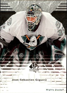 2003-04 SP Authentic Hockey #1 Jean-Sebastien Giguere