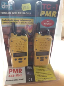 2 Stück DNT TC-1 PMR446 Funkgeräte - 6 Km Reichweite - 8 Kanäle - 47 Gruppenruft - Bild 1 von 3