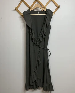 Hanna Andersson Wrap Dress Ruffle Womens XS - Picture 1 of 9