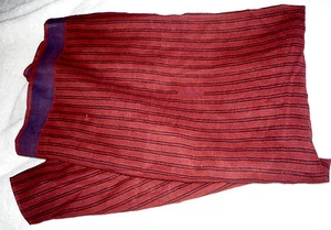 DAMEN SCHÖNER VINTAGE BRAUN MILA SCHON SCHAL TUCH HALSTUCH SARONG HERREN - Bild 1 von 3