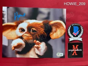 Foto autografata Howie Mandel firmata 8x10 Gremlins Gizmo Beckett COA horror - Foto 1 di 4