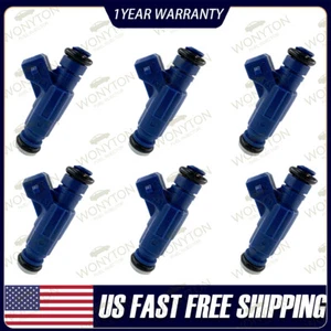Set of 6 Fuel Injectors 0280156012 For Porsche 911 GT2 GT3 3.6L-H6 2001-05 - Foto 1 di 6