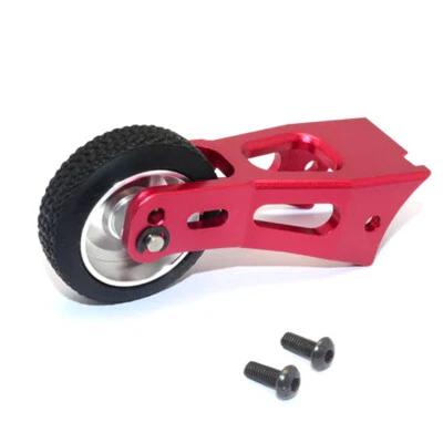 GPM Racing Aluminum Rear Wheelie Bar Red : Tamiya Lunch Box - Image 1 of 4