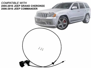 Hood Release Cable with Handle for 05 - 10 Grand Cherokee Commander 55394495AB - Picture 1 of 9
