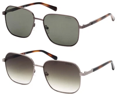 Óculos de sol masculino quadrado de metal Guess - GU00051 - Imagem 1 de 4