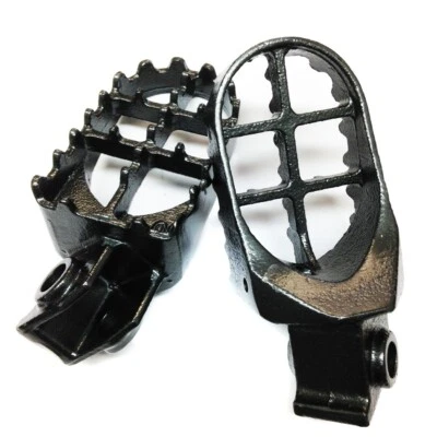 Gunmetal Black MX Racing Footpegs KTM 50 65 125 250 300 360 SX 525SX 400 520SX - Imagem 1 de 4