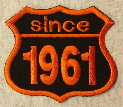 PABA Patch Aufnäher Jahreszahl since 1961 Biker Hot Rod Custom