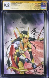 Return of the Valkyries #1 CGC 9.8 SS Peach Momoko Virgin Variant Signed Marvel - Picture 1 of 2