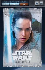 Star Wars Card Trader 2018 Epic Pack Art The Last Jedi Portraits - Rey - Picture 1 of 2