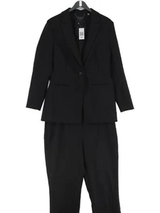 Ted Baker Women's Two Piece Suit UK 16 Black Polyester - Picture 1 of 7