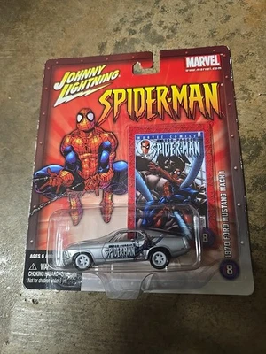 CHASE WHITE LIGHTNING Johnny Lightning Spiderman Ford Mustang - Image 1 of 4