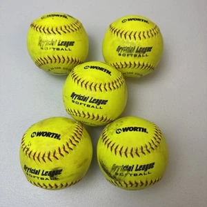 Worth Official League Softball YWCS12 .44 COR 375 COMP Lot of 5 - Bild 1 von 4