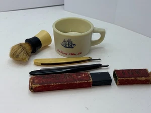 HERRAMIENTAS DE PELUQUERÍA DE COLECCIÓN, cepillo siempre listo, taza/taza, pequeña gema y Luxor recto - Imagen 1 de 11