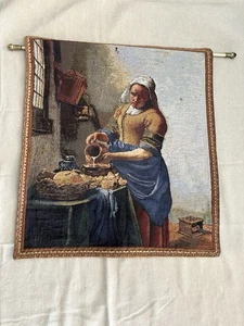 FLANDERN WANDTEPPICHE VERMEER DIENER-MÄDCHEN Flämischer Wandteppich - Bild 1 von 11