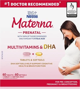 MATERNA Prenatal Multivitamin With DHA Combo Pack - Picture 1 of 2