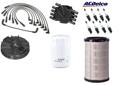 Tune Up Kit (OEM Wires & Plugs) 1996-1999 FOR Chevrolet K1500 K2500 5.7L - Image 1 of 4