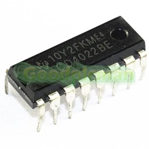 5PCS CD4022BE DIP-16 CD4022 DIP16 TI CMOS Counter Dividers NEW - Picture 1 of 4