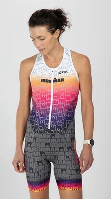 Womens Zoot Sports Ironman  Tri Suit Triathlon Skinsuit Colorful Medium New $300 - Image 1 of 4