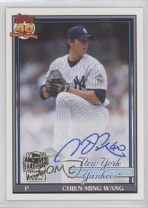 2021 Topps Archives Fan Favorite Auto 1991 Topps Chien-Ming Wang #FFA-CM Auto - Foto 1 di 3