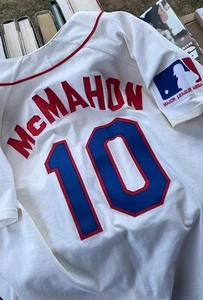 Camiseta de colección usada por el equipo Vince McMahon MLB Wrestlemania 10 Rawlings - Imagen 1 de 2