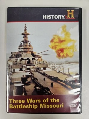 HISTORY CHANNEL: THREE WARS OF THE BATTLESHIP MISSOURI DVD TV Show war Navy - Image 1 of 4