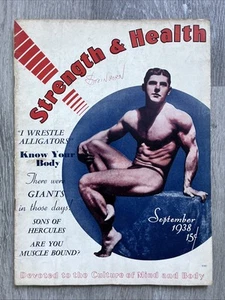 STRENGTH & HEALTH Magazine WEIGHTLIFTING + MILO STEINBORN + BP SEP 1938 V 6 NO 9 - Picture 1 of 24
