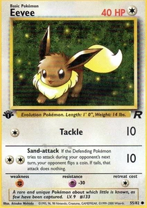 Pokemon Karte Eevee 55/82 Team Rocket Set - Bild 1 von 1