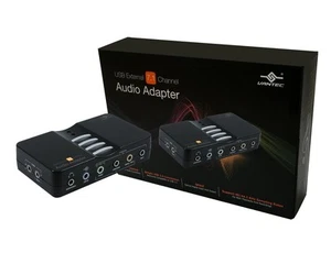 NBA-200U USB External 7.1 Channel Audio Adapter (Black) - Picture 1 of 5