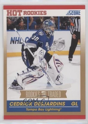 2010-11 Score Rookies & Traded Gold Cedrick Desjardins #644 RC - Image 1 of 2
