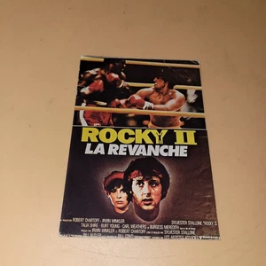 Póster arte francés de colección de la película Rocky II de los 80 Deadstock de 4"x6" nuevo en stock - Imagen 1 de 2