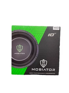 Mobiator MB-DS104 Black 10 Inch 300W RMS High Performance Car Subwoofer. H3 - Picture 1 of 3