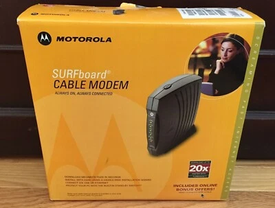 Motorola Surfboard SB5120 Cable Modem With Software Brand New - Image 1 of 4