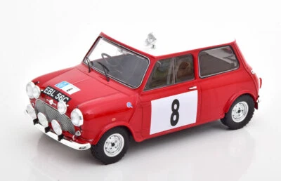 IXO Mini Cooper S RAC Rally 1965 Hopkirk/Liddon # 8 in 1/18 Scale New Release! - Image 1 of 3