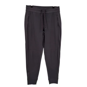 Athleta Headlands Hybrid Trek Mid Rise Jogger Pants Gray Zip Pockets Size 6 - Picture 1 of 7