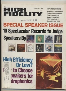 High Fidelity Music Magazine Vol 22 #06 Jun 1972 Offbeat Recordings Edgar Winter - Picture 1 of 3